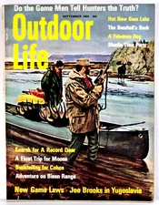 Outdoor Life September 1969 Float Trip for Moose - Bucktailing for Cohos - Bison