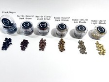 1,000 Pieces 5mm / 4mm Silicone Micro Rings Beads for Human hair Extensions