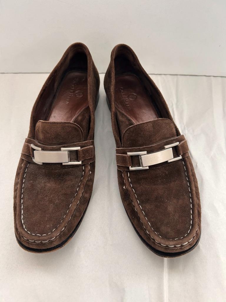 Cole Haan shoes Size 7.5 AA slip on loafers brown suede  display picture 2