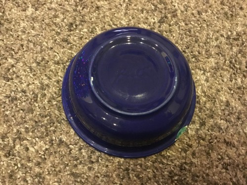 Vintage Genuine Old Very Nice Fiesta Fruit Bowl 5 1/2" COBALT BLUE- chip - Picture 3 of 6