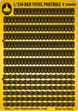 Shipyardworks 1/350 DKM Vessel Porthole T35009