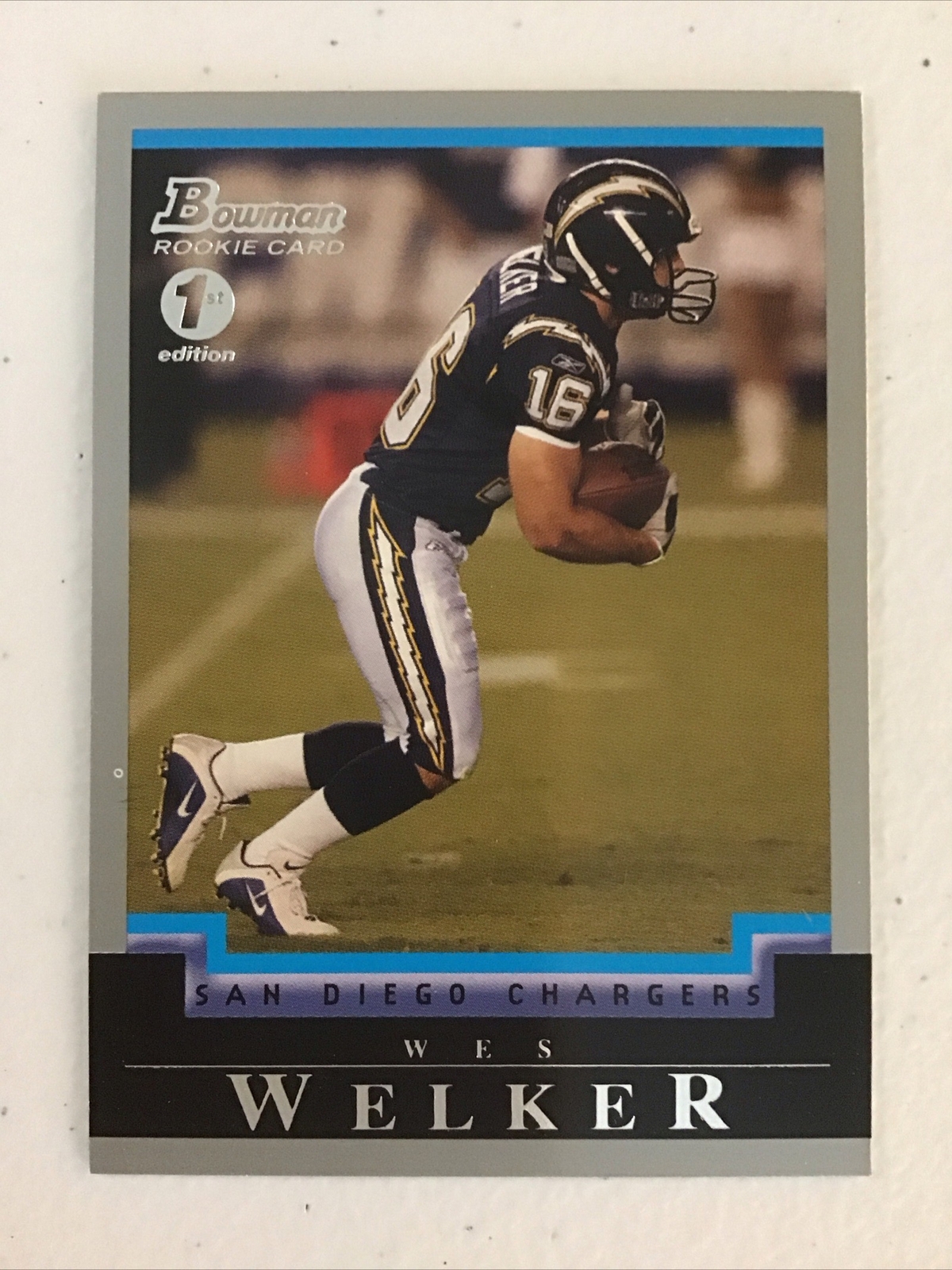 2004 Bowman 1st Edition #212 Wes Welker Rookie (NM-MT)