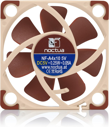 Nf-A4X10 5V, Premium Quiet Fan, 3-Pin, 5V Version (40X10Mm, Brown) - Picture 6 of 12