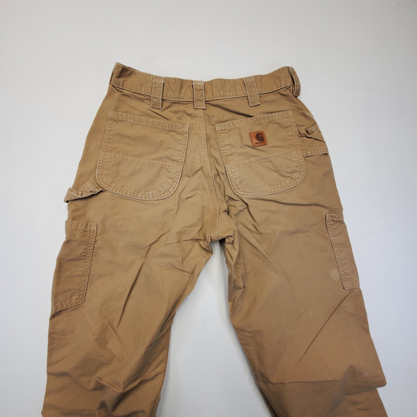 Carhartt Pant Mens 32x30 Dungarees B151 DKH Canvas Cargo Dungaree