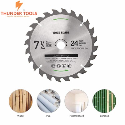 Thunder Tools 7-1/4''(185MM) 24T Multifunctional Wood Cutting Grinding Disc