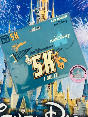 2025 Walt Disney World RunDisney Marathon 5k Pluto Car Magnet