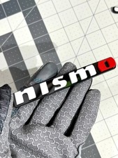 2pcs Nismo Emblem Car Side Fender Grill Trunk Badge Sticker Decal