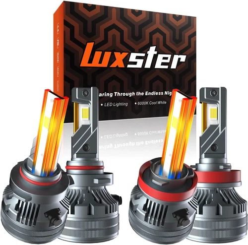 40,000LM 9005/HB3 H11/H9 LED Bulbs Combo, 2024 Punisher Series, Ultra-Bright Tal