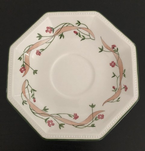 3 Vintage Eternal Beau By Johnson Brothers 5 1/2" Saucers Only For Footed Cup - Picture 2 of 6