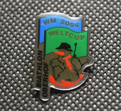 2004 World Cup  Ski Pin Biathlon Oberhof Ski Resort WM RARE