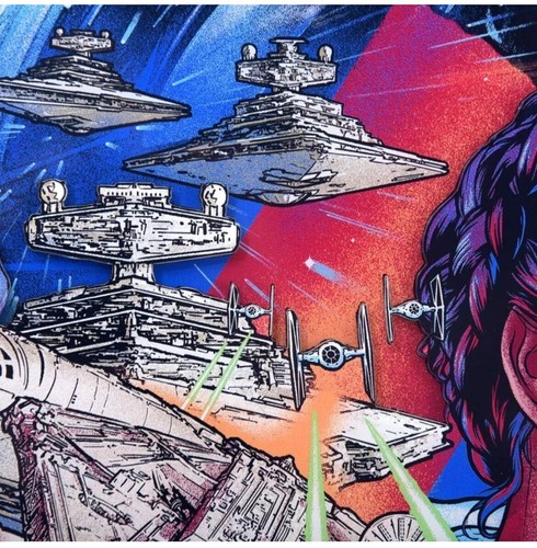 BNG Martin Ansin Star Wars Empire Strikes …Saga Cont. Layered Acrylic Panel COA - Picture 9 of 12