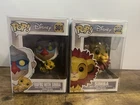 Funko Pop Disney The Lion King Simba #302 + Rafiki w/ Simba #301 Vinyl Figures