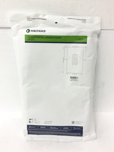 4x NUOVO HALYARD 89281 Drappo per laparotomia pediatrica trasversale 100"x72"x120" scaduto - Foto 2 di 8