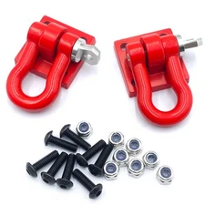 RCBATER Trailer Tow Hook Buckle Winch D Shackles for AXIAL SCX6 AXI05000 SCX6-II