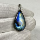 Labradorit Cabochon Anhänger Nr. 4600