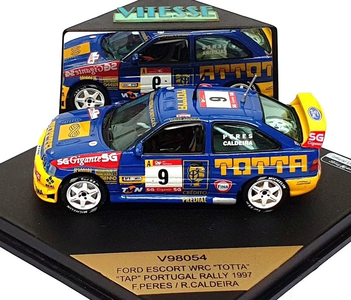 Vitesse масштаб 1/43 V98054 - Ford Escort WRC #9 ралли Португалии 1997 - Изображение 3 из 4