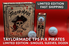 TaylorMade TP5 PIX Pirates Golf Balls   Limited Edition   Singles, Sleeves, Doze