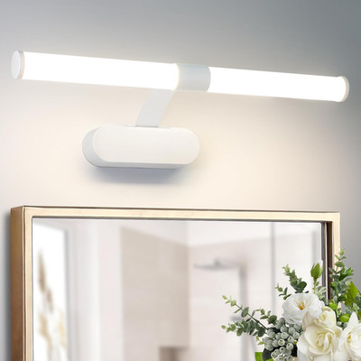 Homefire LED Spiegelleuchte Bad 40CM - Spiegellampe Badezimmer 6W Badleuchte Wan