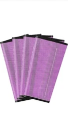 Horse Fly Boots Set 4 Light Purple Plastic Mesh Leg Wraps