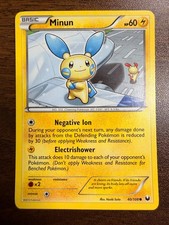 Minun Common Dark Explorers 40/108 NM on eBay