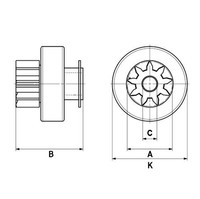 Hc-Cargo Freilaufgetriebe, Starter F 032 139 901