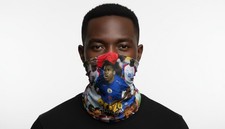 Multicolor Sports Print Stretch Neck Gaiter F...