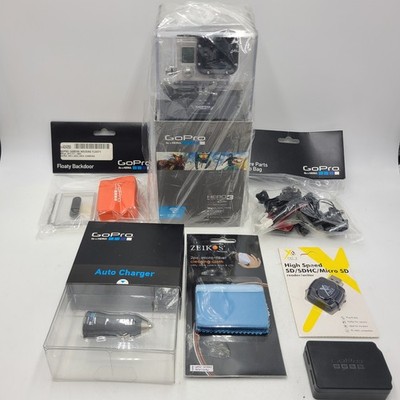 GoPro HERO3+ Silver Edition Action Camera NEW SEALED W/ Accessories