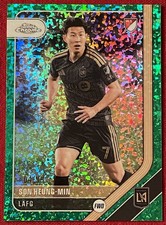 2026 Topps Chrome MLS Son Heung-Min LAFC Green Mini-Diamond Refractor 04/99