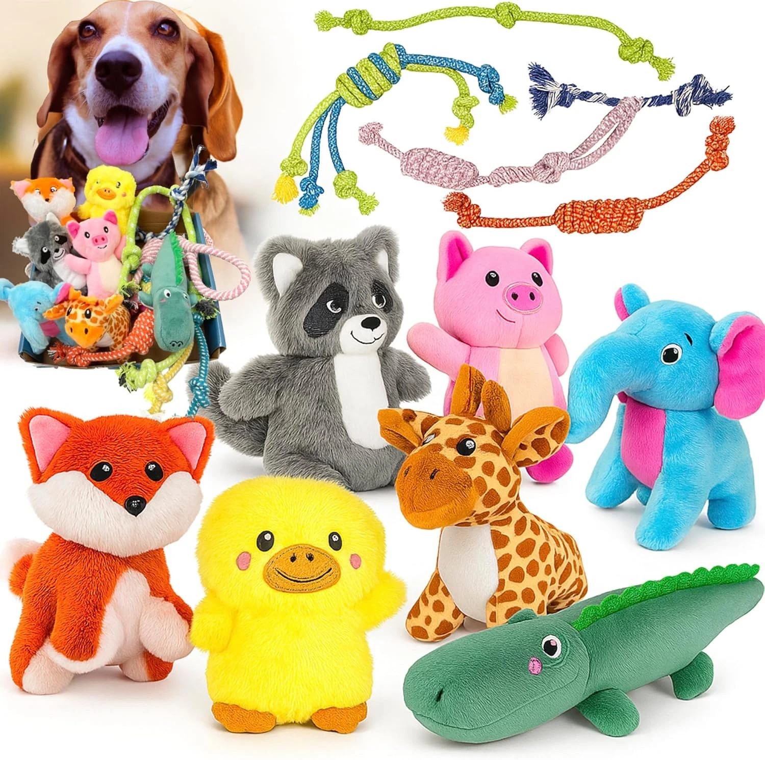 Bulk Bundle Pup Toy - Puppy Toys For Pets For Small M
