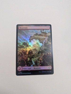 MTG - Mountain 0277 (Foil) - Lorwyn Eclipsed NM/M Condition