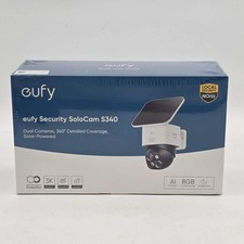 New eufy Security SoloCam S340 Solar Wireless Outdoor Security Camera T8170