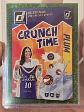2025 Donruss WNBA Basketball Kelsey Plum Crunch Time Green Laser 200/399 #8