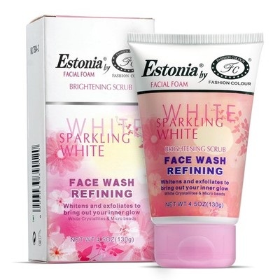 ESTONIA COLOUR Refinig Face Wash With White Crystallites and Micro Beads 130gm