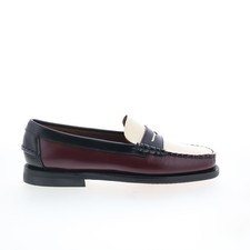 Sebago Classic Dan 7001530-A8L Womens Brown Loafers  Slip Ons Penny Shoes