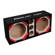 Deejay LED Two 12-in Woofers Plus Three Tweeters WH