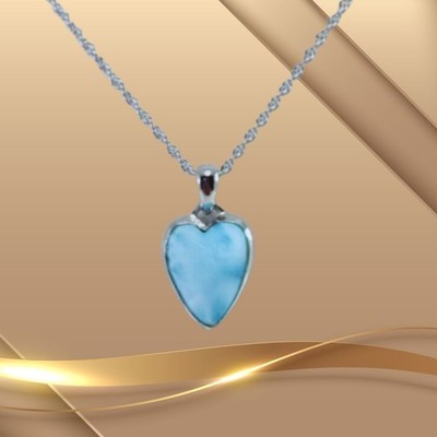Marahlago Amore Larimar Sterlingsilber Halskette schneller Versand!