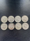 1968 Kennedy Half Dollar. Lot Of 8