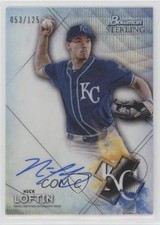 2021 Bowman Sterling Prospect Wave Refractor /125 Nick Loftin #BSPA-NL Auto 0w7