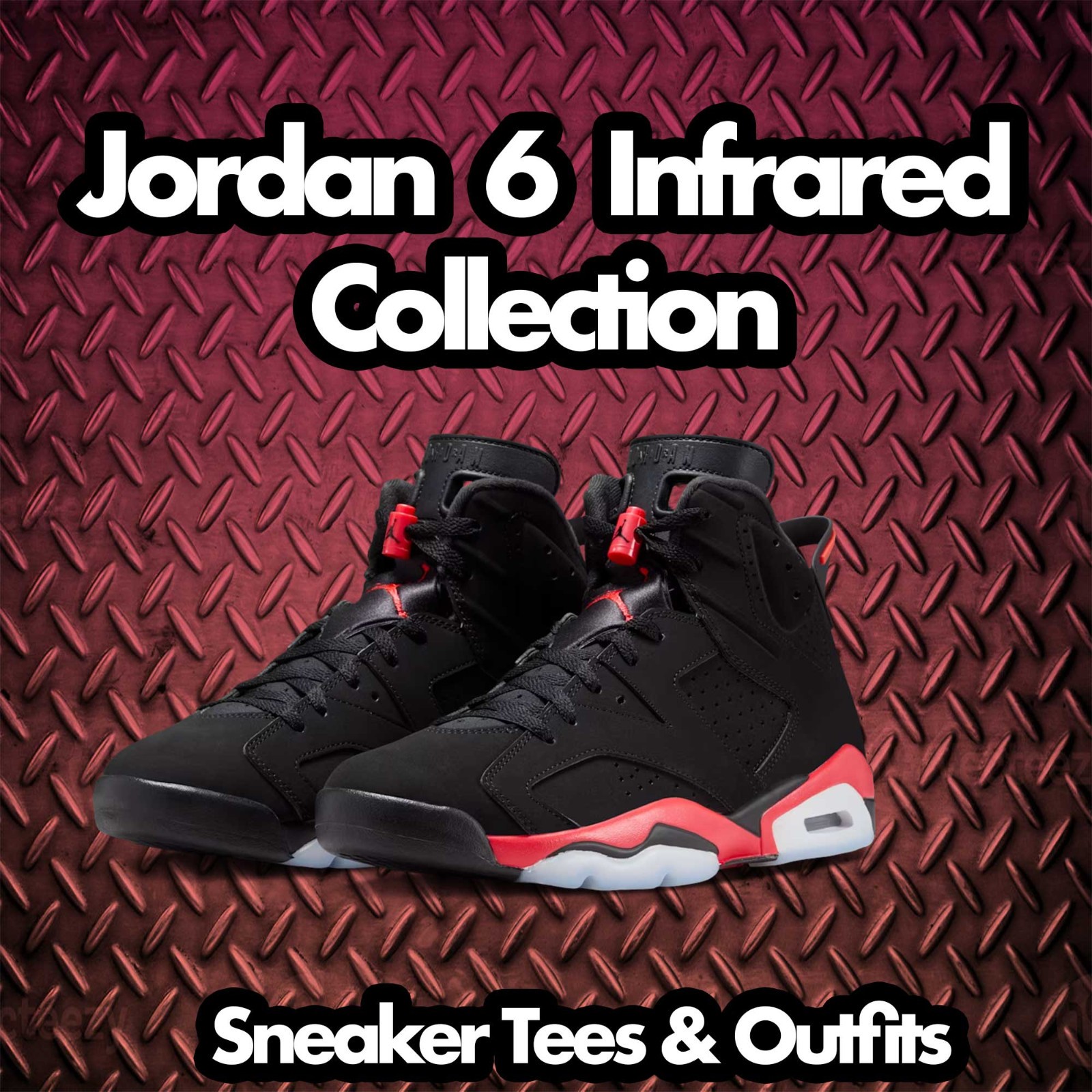 T-shirt AJ Retro 6 Infrarossi per Sneakers foto 2