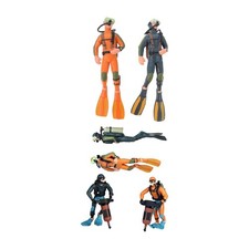 Diver Figurines Landscaping Fish Tank Decoration Mini Realistic Diver Models