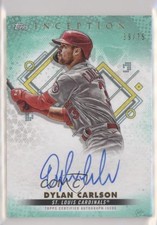 2022 Inception Base Rookie and Emerging Stars Aqua 39/75 Dylan Carlson Auto 08jk