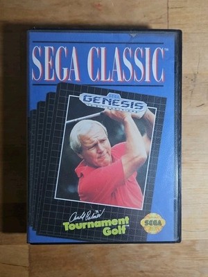 Sega Classic Arnold Palmer Tournament Golf Sega Genesis 1992 CIB Complete Tested