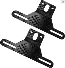2PCS Aluminum License Plate Light Bracket, Trailer Bracket Holder With Light Mou