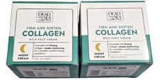 2 Pack Dead Sea Collection Firm Soften Collagen Rich Face Night Cream 1.69oz