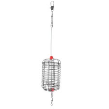 Fish Shrimp Feeder Stainless Steel Basket Shrimp Feeding Tool with Hook