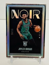 2016-17 Panini Noir Jaylen Brown Metal Frame Silver Holo #/25 🔥 Rare RC Celtics