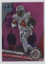 2023 Bowman U Chrome Pink Refractor Julian Fleming #109 13a8