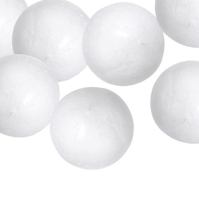 6 Pcs White Foam Balls 1.1 Inch Polystyrene Foam Ball for Crafts