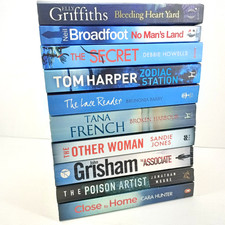 10x Crime Thriller Suspense Mixed Author Griffiths Harper French Book Bundle Lot