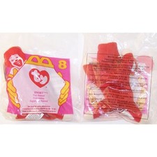 TY McDonald's Teenie Beanie - 8 SNORT the Bull 1997  5 inch - New in bag